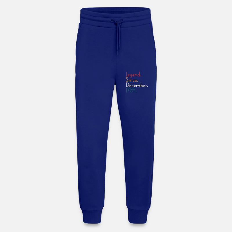 Legend Since December 1984 - Pantalon de jogging bio décontracté fabriqué en UE - Iconic Blue