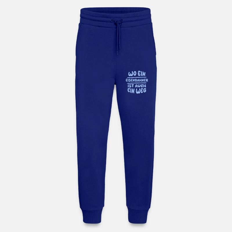 Railroad Workers - Jogging Pants - made by SPREAD  - Iconic Blue