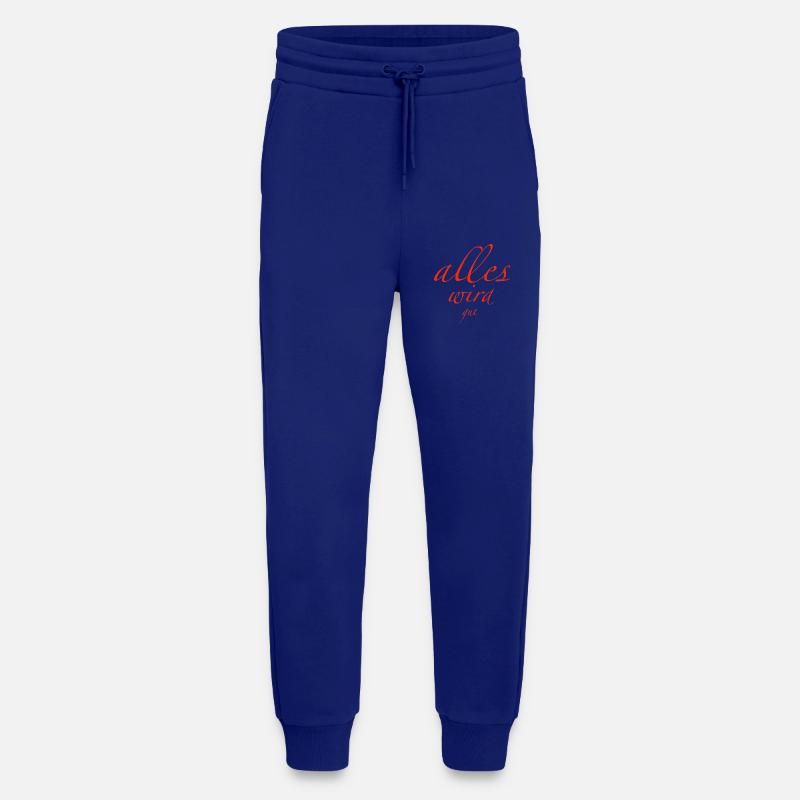 alles wird gut - Jogginghose - made by SPREAD - Iconic Blue