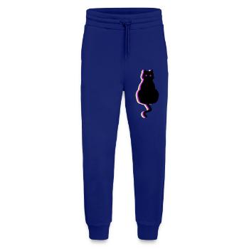 Glow Cat Pink - Jogging Pants - made by SPREAD  - Iconic Blue - Front