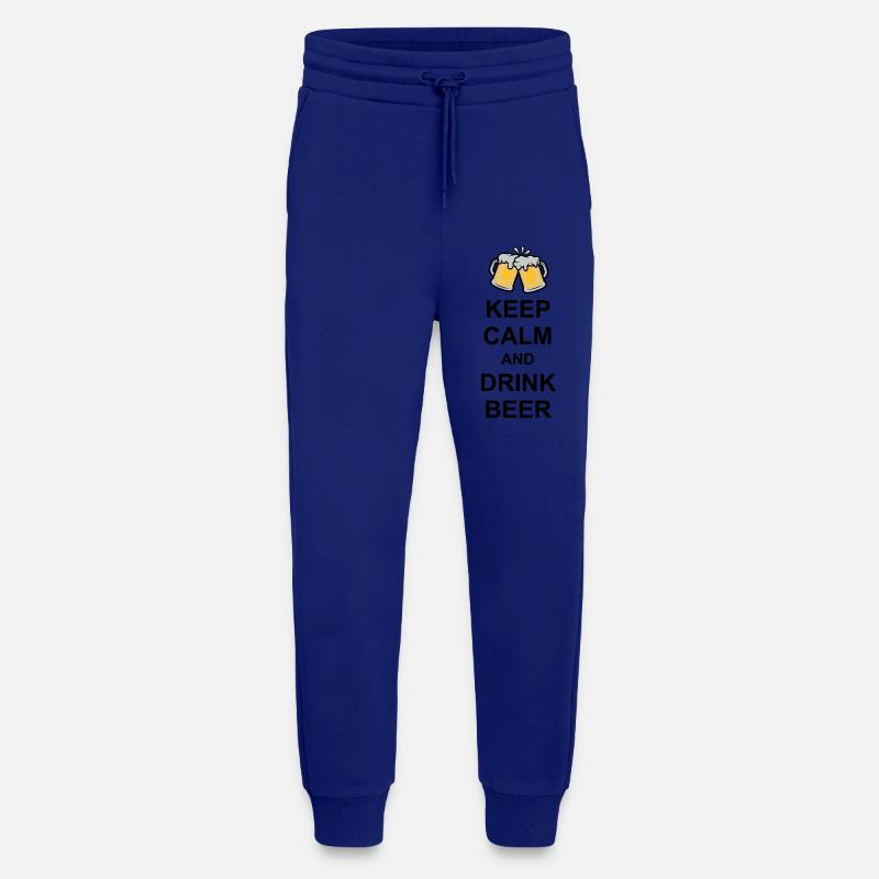 Keep Calm Drink Beer - Jogginghose - made by SPREAD - Iconic Blue