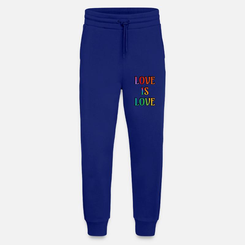 Regenbogen-Liebe ist Liebe - Jogginghose - made by SPREAD - Iconic Blue