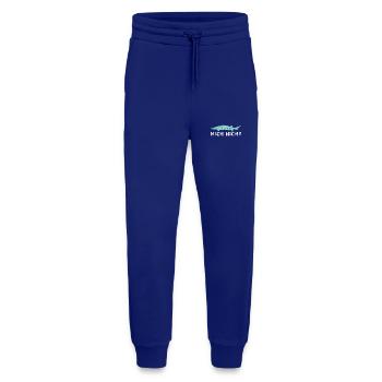 Stör mich nicht lustiger Stör Angler Spruch - Jogginghose - made by SPREAD - Iconic Blue - Vorne