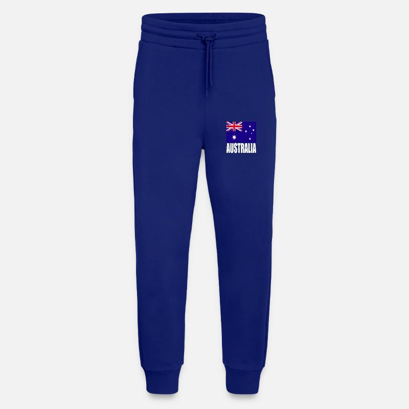Drapeau de l’Australie - Pantalon de jogging bio décontracté fabriqué en UE - Iconic Blue