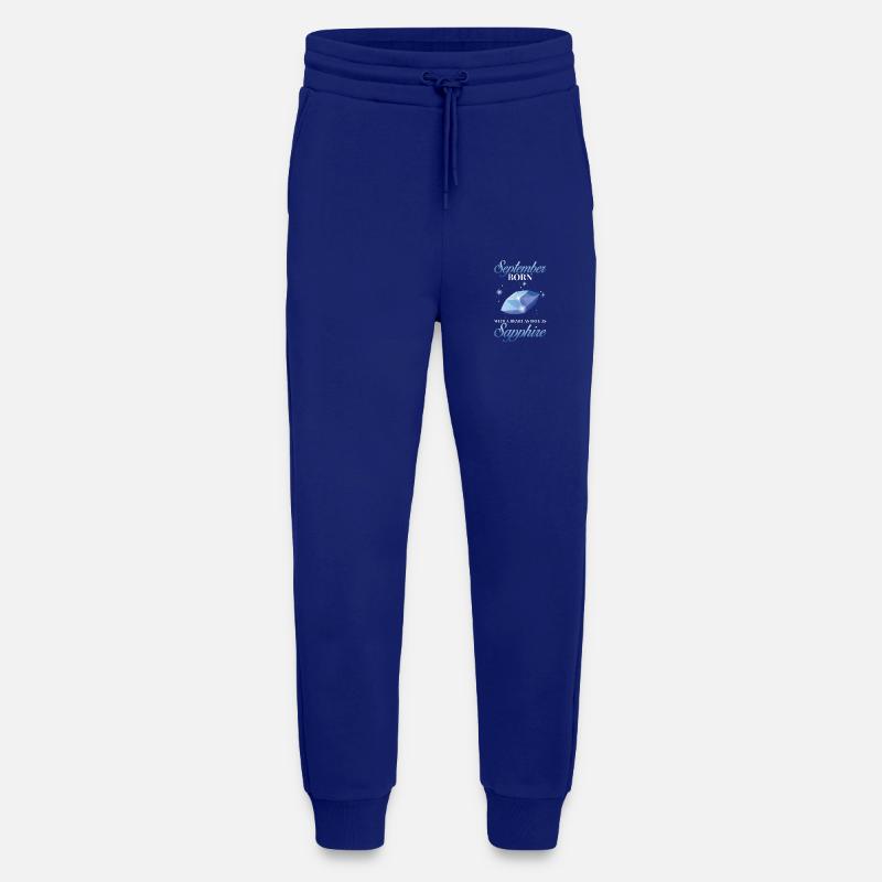 Geburtsstein September Saphir - Jogginghose - made by SPREAD - Iconic Blue