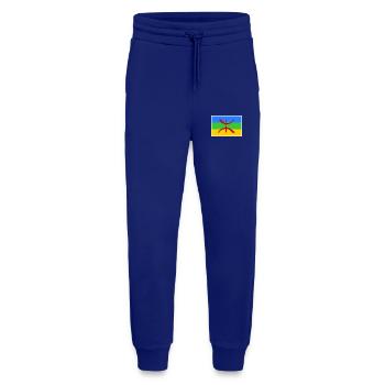 Amazigh - Pantalon de jogging bio décontracté fabriqué en UE - Iconic Blue - Devant