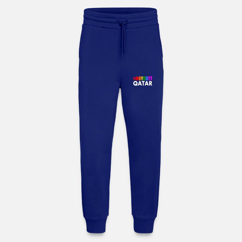 Boycott qatar - Jogginghose - made by SPREAD - Iconic Blue