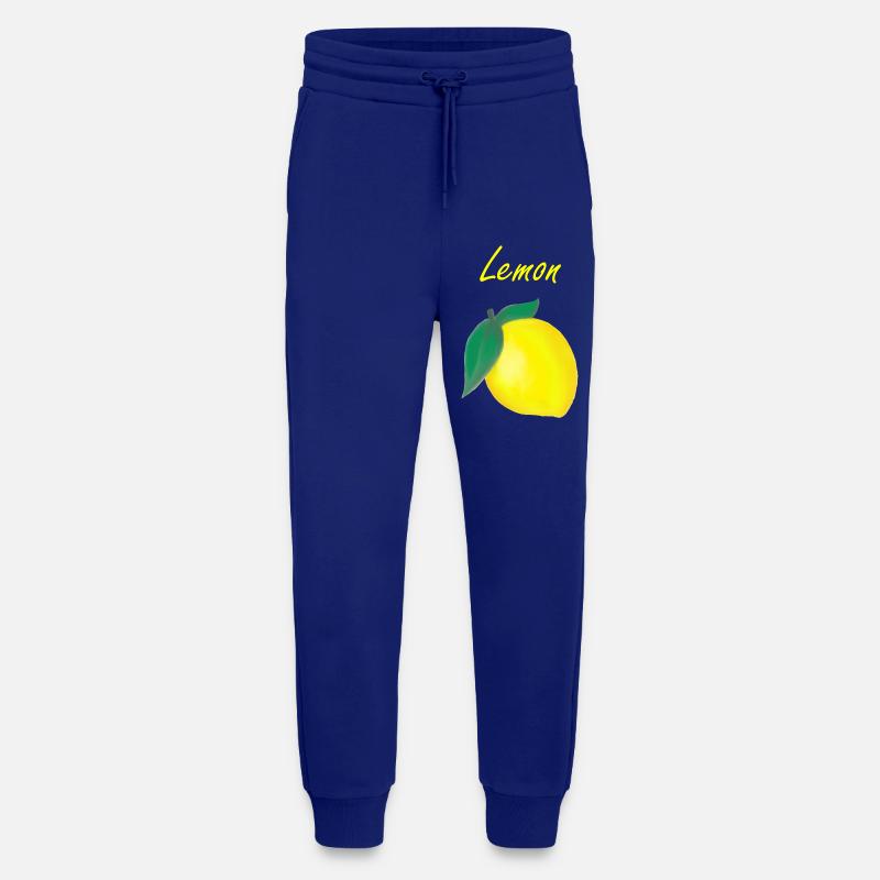 Lemon - Zitrone - Jogginghose - made by SPREAD - Iconic Blue