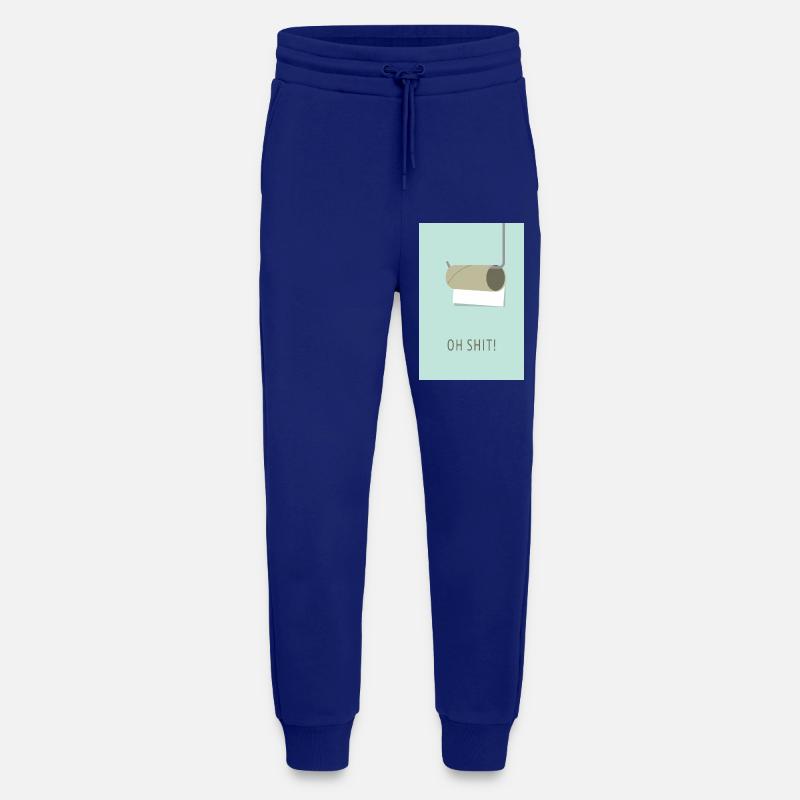 Oh Shit! - Jogging Pants - made by SPREAD  - Iconic Blue