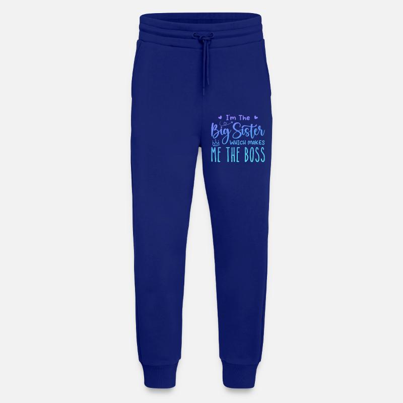Ich bin die große Schwester - Jogginghose - made by SPREAD - Iconic Blue