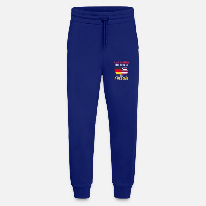 Half German Half Libyan - Jogging Pants - made by SPREAD  - Iconic Blue