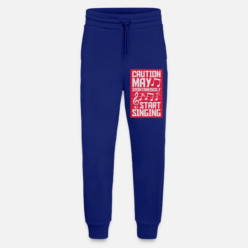 may spontaneously start singing - Jogging Pants - made by SPREAD  - Iconic Blue