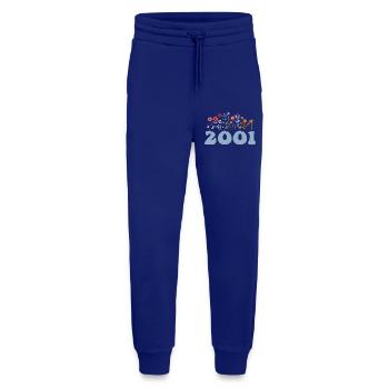 2001 Floral Pattern 2001 Floral Theme Flowers 2001 - Jogging Pants - made by SPREAD  - Iconic Blue - Front