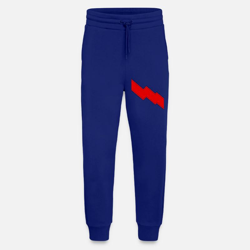 Roter Blitz Zeichen Geschenk - Jogginghose - made by SPREAD - Iconic Blue