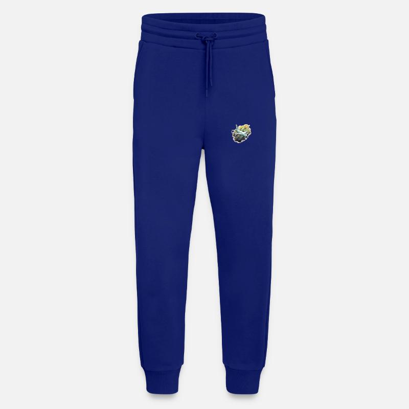 Flugzeug - Illustration - Jogginghose - made by SPREAD - Iconic Blue
