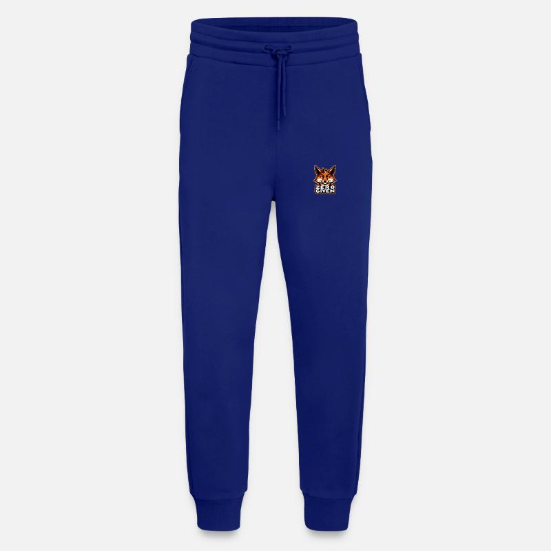 Zero Given - Fox Illustration - Jogging Pants - made by SPREAD  - Iconic Blue