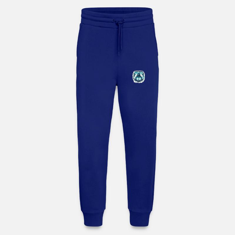 Hacker - Illustration - Jogginghose - made by SPREAD - Iconic Blue