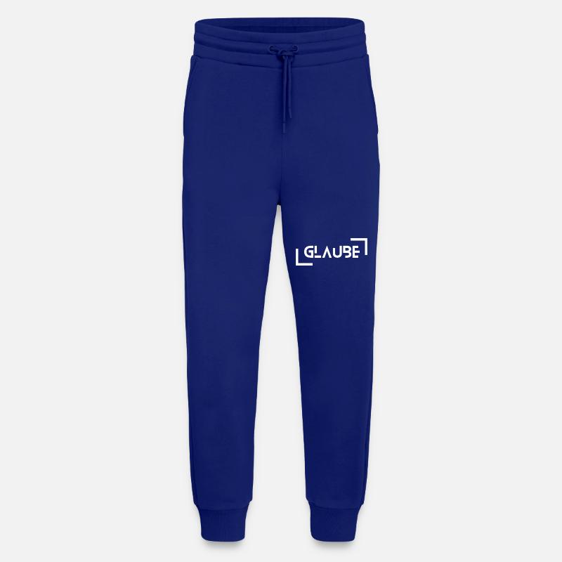 Glaube - Jogginghose - made by SPREAD - Iconic Blue