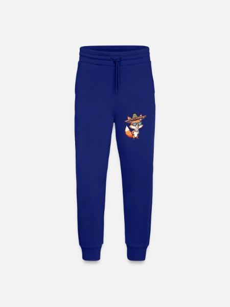 Fox Comic Funny Sombrero - Jogging Pants - made by SPREAD - Iconic Blue