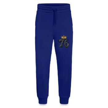 76 Zahl Krone - Jogginghose - made by SPREAD - Iconic Blue - Vorne