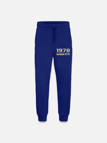 Born in 1978 Birthday 1978 Vintage 1978 - Jogging Pants - made by SPREAD - Iconic Blue