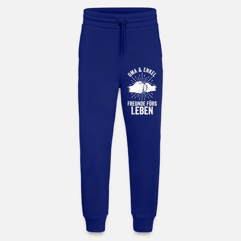 Großmutter Enkel Oma - Jogginghose - made by SPREAD - Iconic Blue