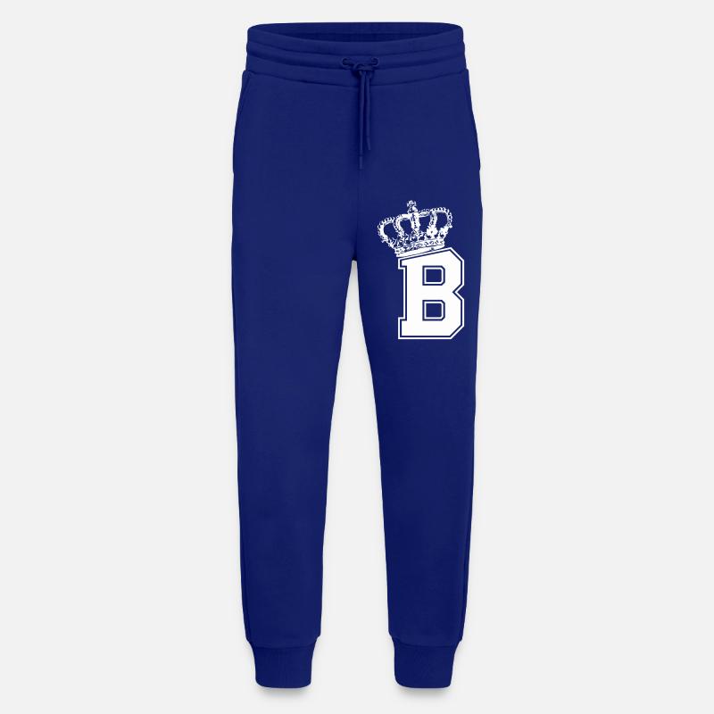 Buchstabe B King - Jogginghose - made by SPREAD - Iconic Blue