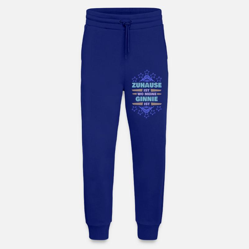 First name Ginnie - Jogging Pants - made by SPREAD  - Iconic Blue