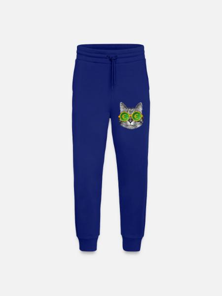Katzengeldbrille - Jogginghose - made by SPREAD - Iconic Blue