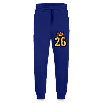26 Zahl Krone - Jogginghose - made by SPREAD - Iconic Blue - Vorne