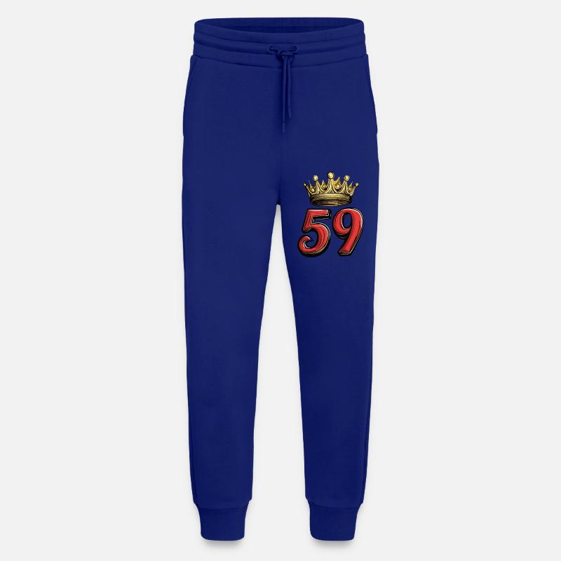 59 Number Krone - Jogging Pants - made by SPREAD  - Iconic Blue