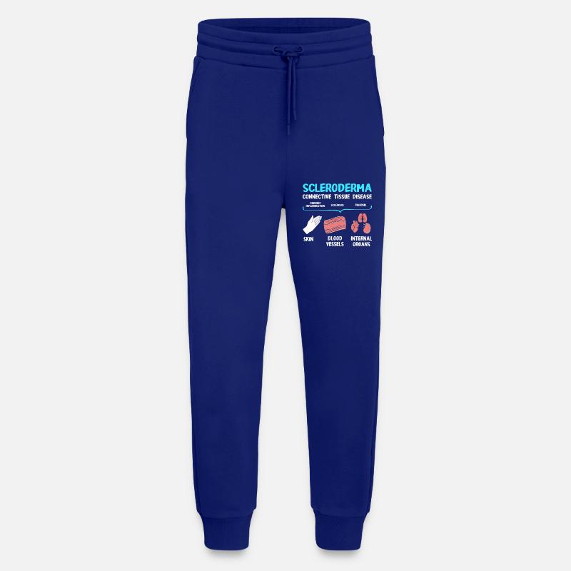 Scleroderma - Jogging Pants - made by SPREAD  - Iconic Blue