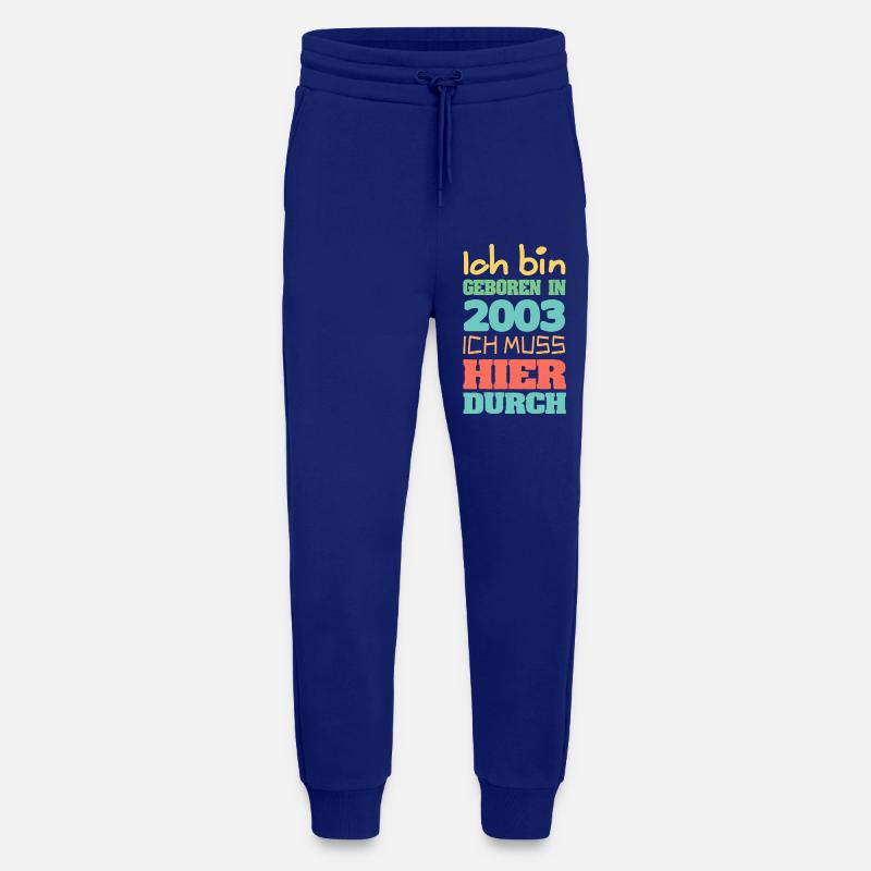 I'm 2003 - Jogging Pants - made by SPREAD  - Iconic Blue