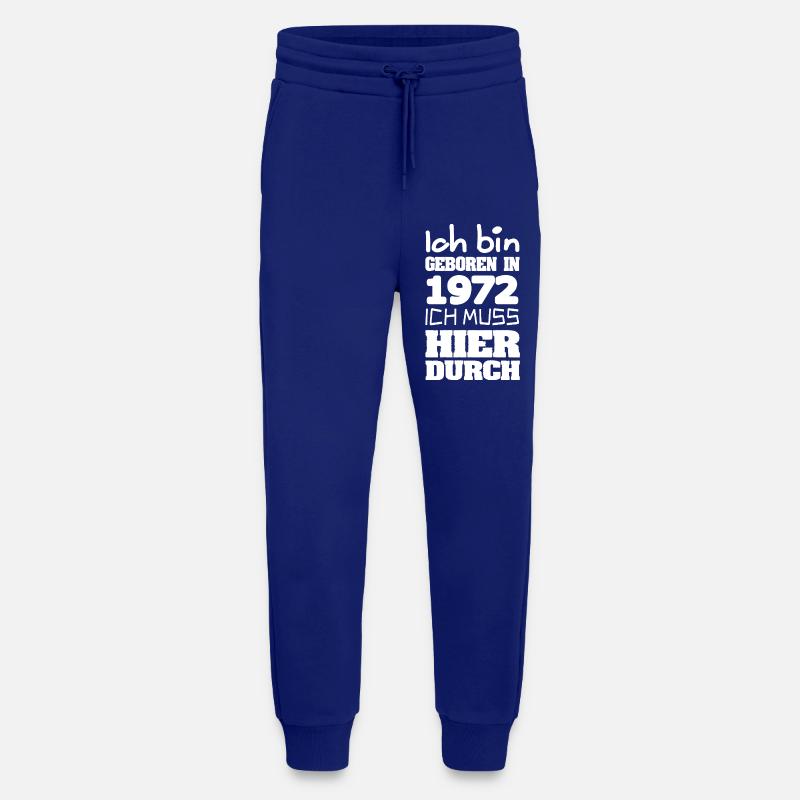 geboren 1972 - Jogginghose - made by SPREAD - Iconic Blue