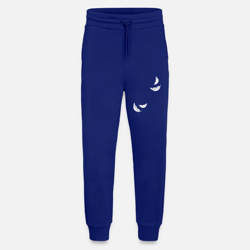 Zwei fliegende Federn - Jogginghose - made by SPREAD - Iconic Blue