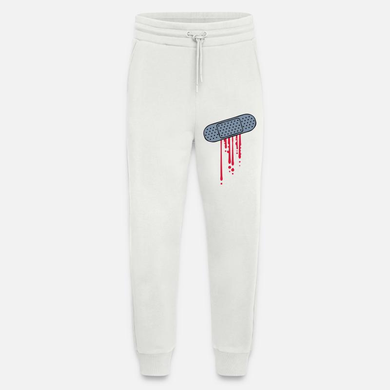 Blood drops patch - Jogging Pants - made by SPREAD  - OFF WHITE