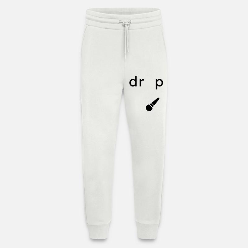Drop the Microphone Gift - Jogging Pants - made by SPREAD  - OFF WHITE