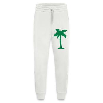 palm tree - Jogging Pants - made by SPREAD  - OFF WHITE - Front