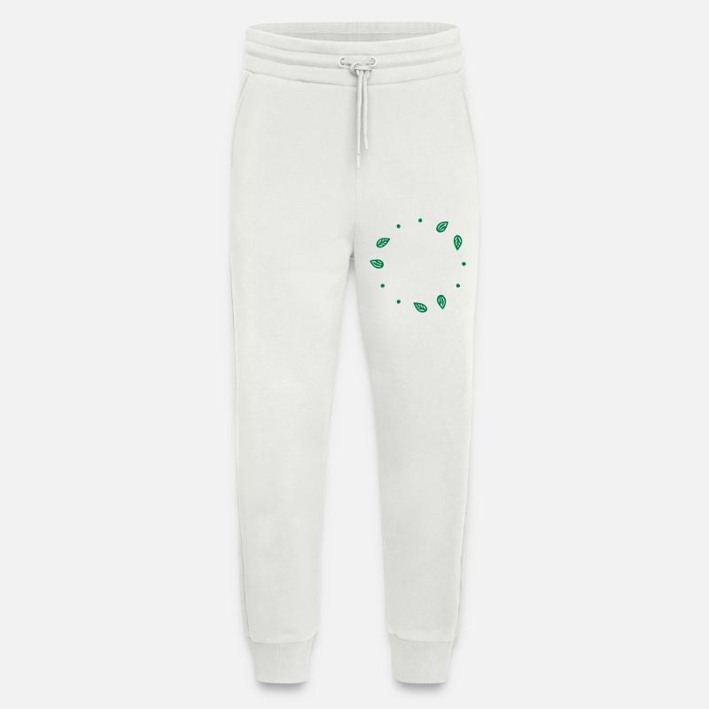 Blätter Rahmen - Jogginghose - made by SPREAD - OFF WHITE