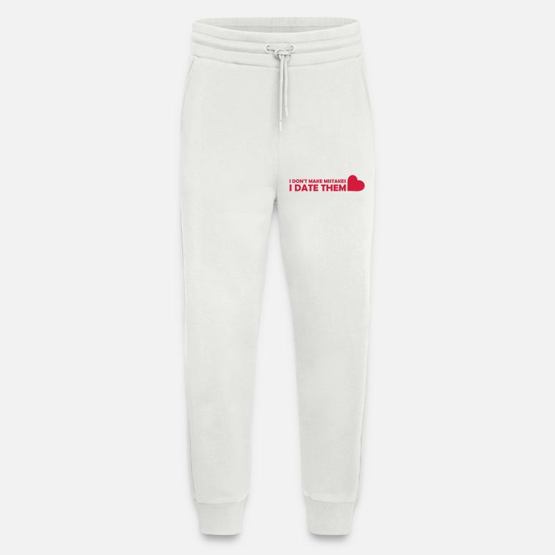 Date Mistakes Zitat Logo - Jogginghose - made by SPREAD - OFF WHITE