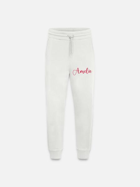 Amelie Name - Jogging Pants - made by SPREAD - OFF WHITE
