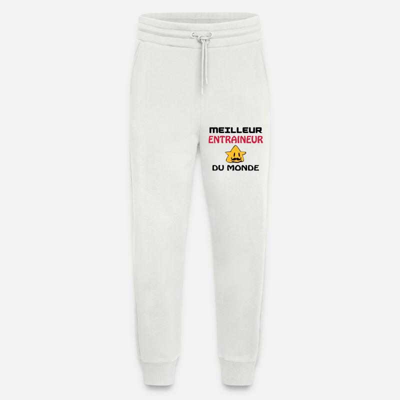 BESTER TRAINER DER WELT - Jogginghose - made by SPREAD - OFF WHITE
