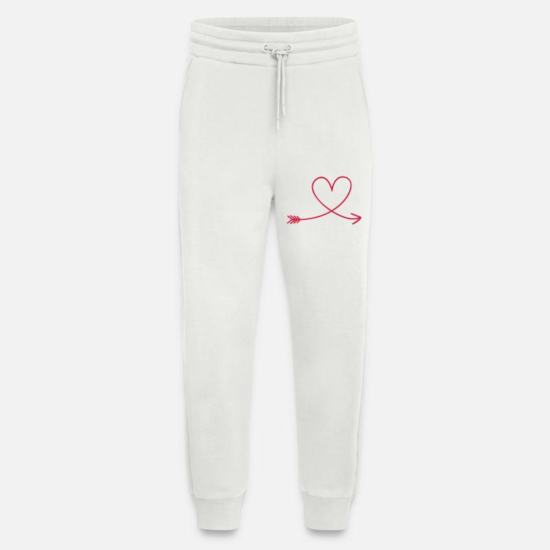 herz - Jogginghose - made by SPREAD - OFF WHITE