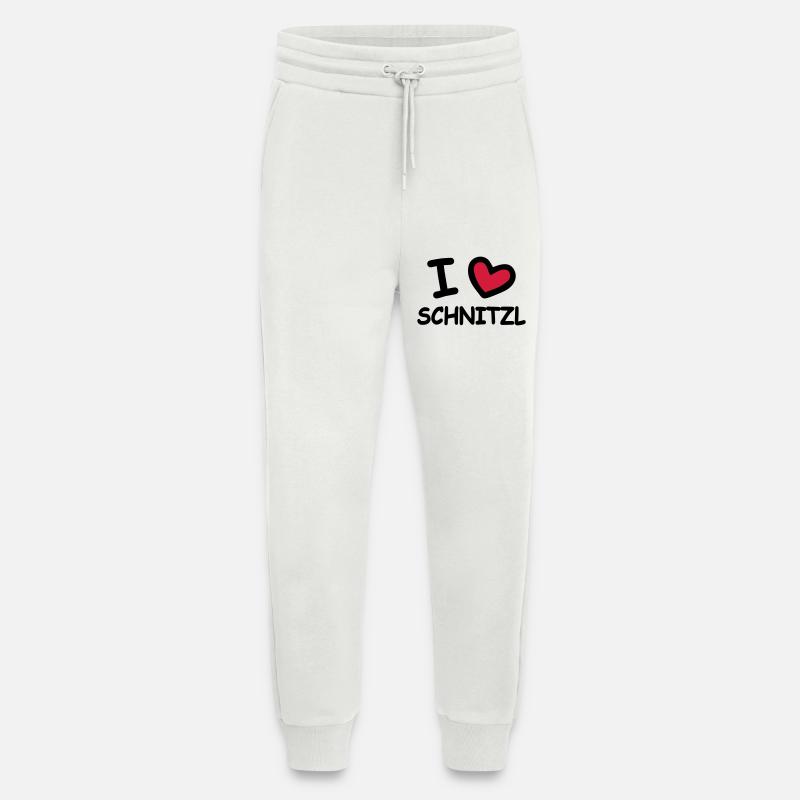 I Love Schnitzl - Jogginghose - made by SPREAD - OFF WHITE