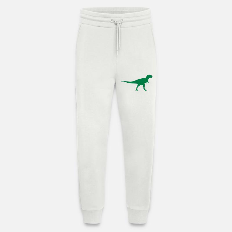 Abelisaurus dino - Jogging Pants - made by SPREAD  - OFF WHITE
