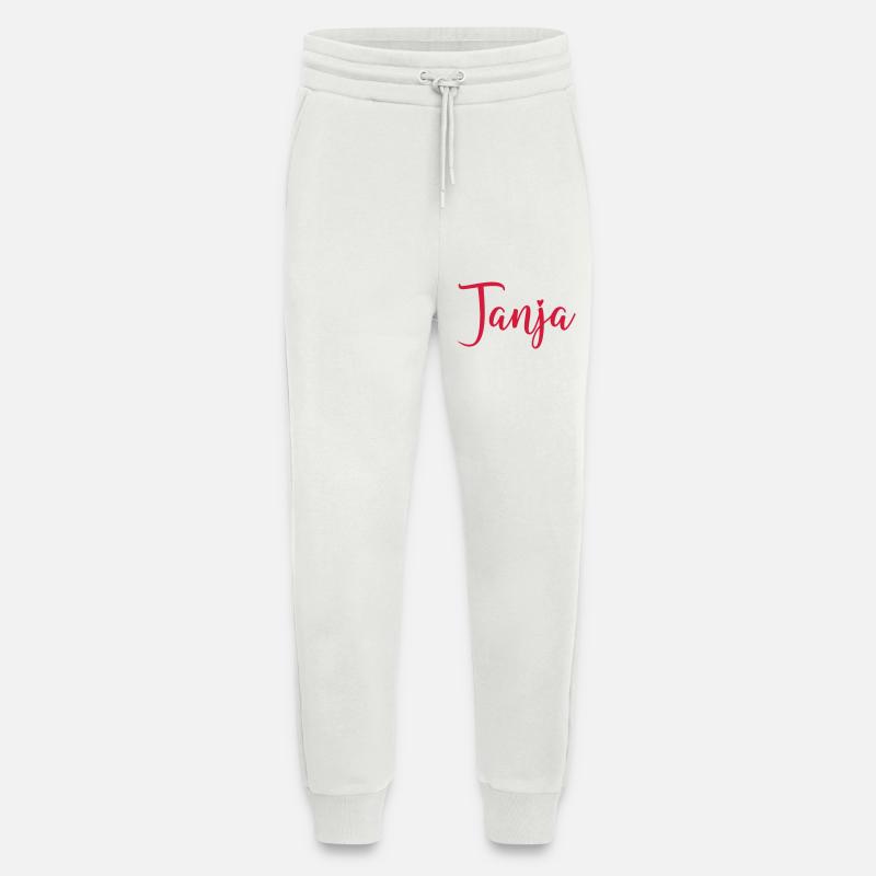 Name Tanja - Jogging Pants - made by SPREAD  - OFF WHITE