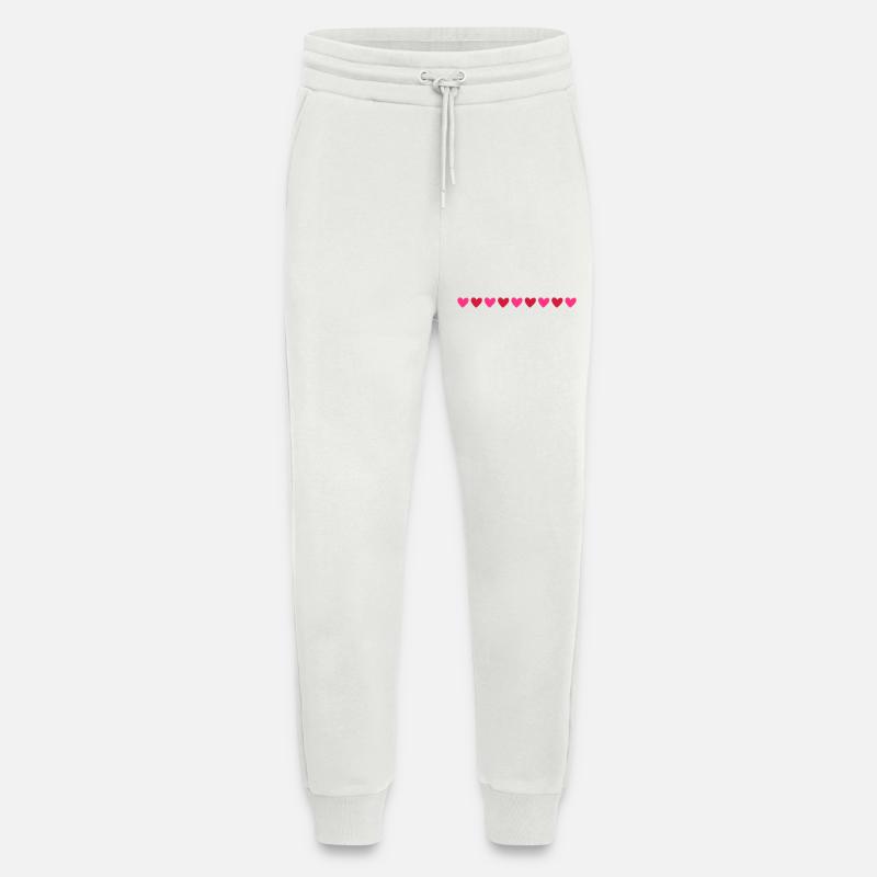 Herzen Linie Bunt - Jogginghose - made by SPREAD - OFF WHITE