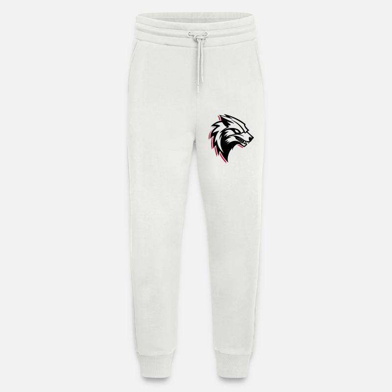 Wolf Logo - Jogginghose - made by SPREAD - OFF WHITE