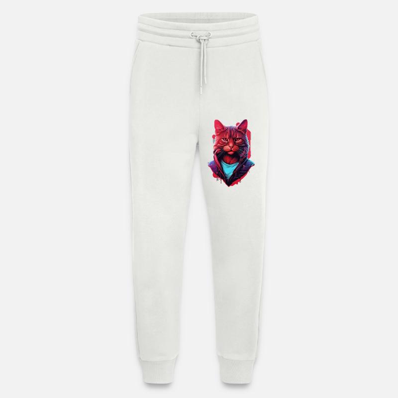 Katze - Jogginghose - made by SPREAD - OFF WHITE