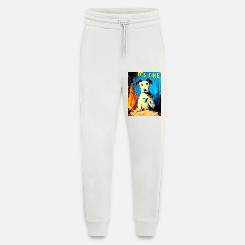 "Its Fine" by van Gogh - Jogginghose - made by SPREAD - OFF WHITE